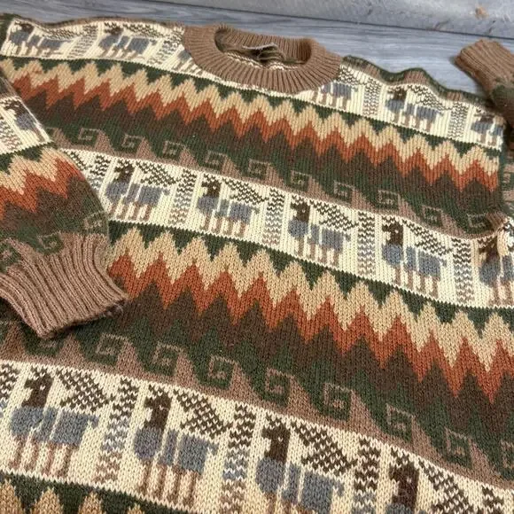 Alpaca Connection Sweater Size XL* 100% Alpaca Wool Pullover Quiet Luxury Cozy - Picture 10 of 16